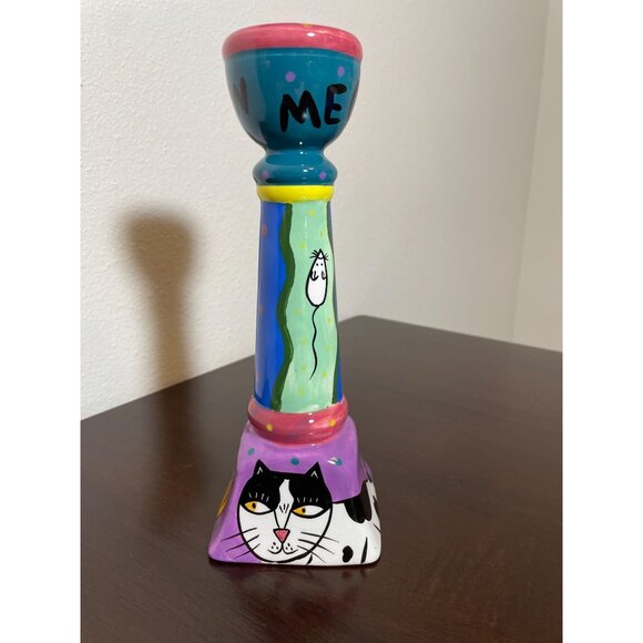 Karen Gelff Happy Dog & Cat for Chaleur Candle Stick - Picture 3 of 7